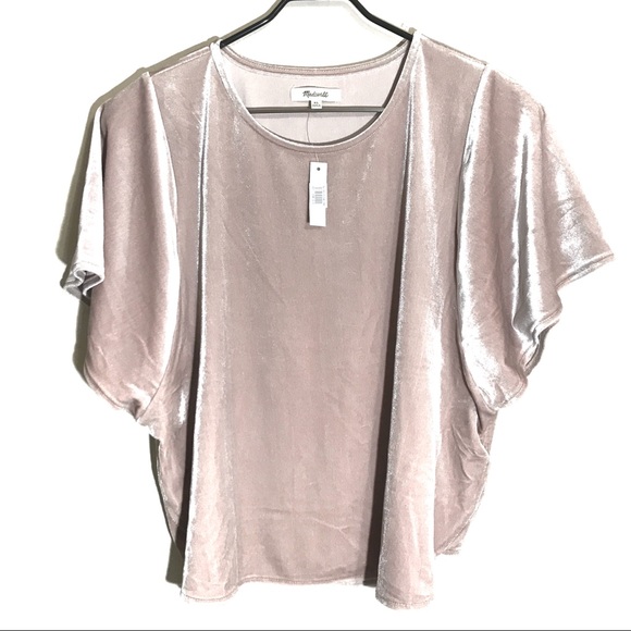 Madewell Tops - Madewell XL NWT Butterfly Top Purple Velvet